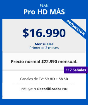 Plan Pro HD Más