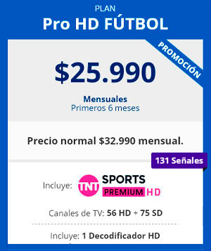 Plan Pro HD Fútbol