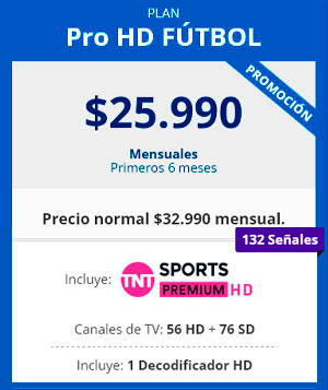 Plan Pro HD Fútbol
